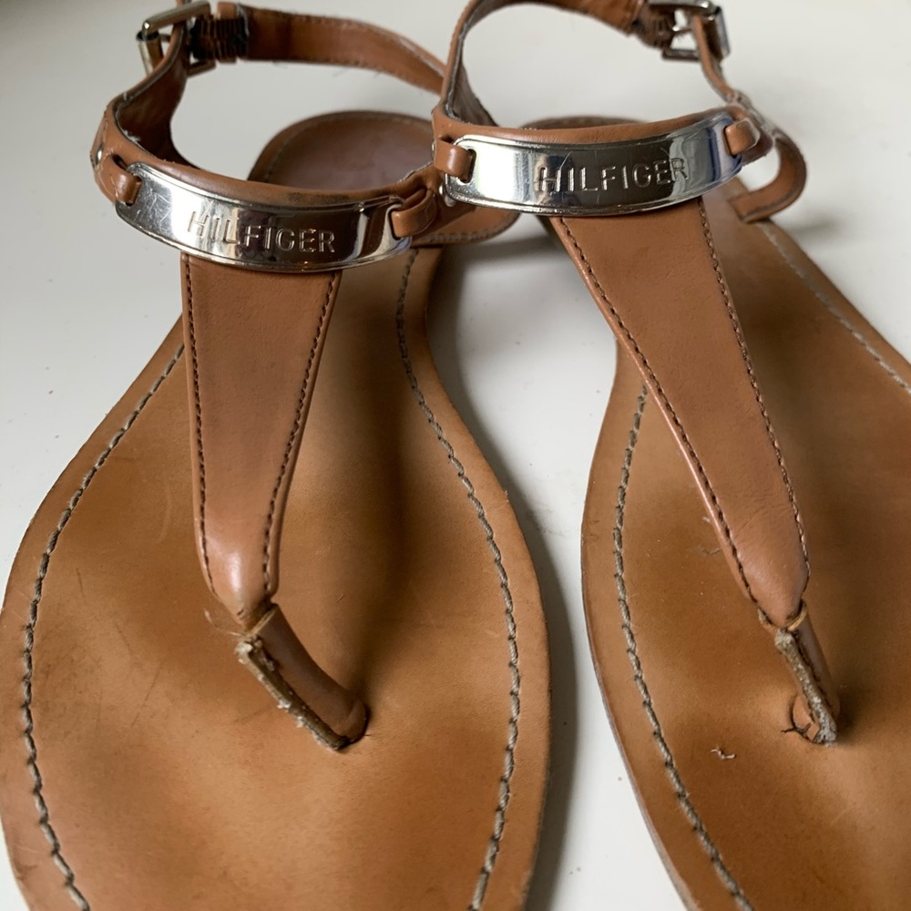 Tommy Hilfiger nude sandals